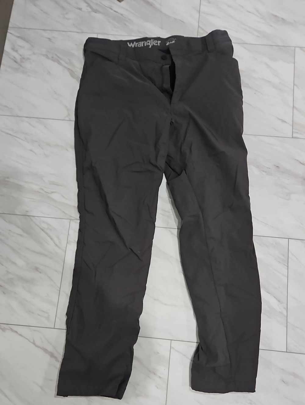 Wrangler Men's Lined Charcoal Work Pant